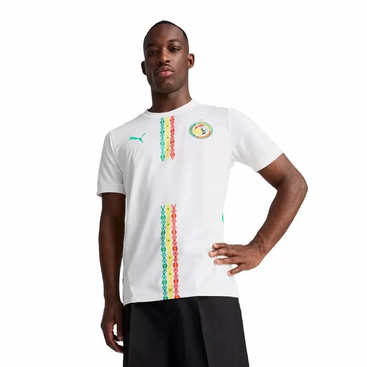 2025 2026 Senegal Mens Home Authentic Soccer Jersey White Teranga 2025 2026 Senegal Mens Home Authentic Soccer Jersey White Teranga