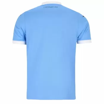 2025 2026 SS Lazio Mens Home Soccer Jersey Sky Blue Embossed