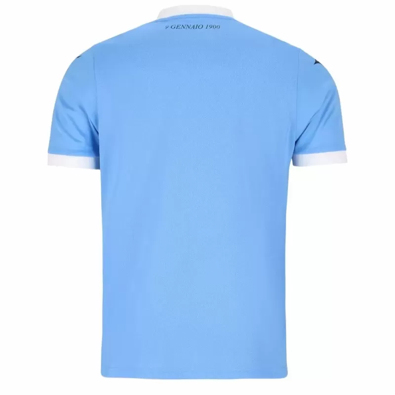 2025 2026 SS Lazio Mens Home Soccer Jersey Sky Blue Embossed