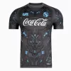 2025 2026 SSC Napoli Mens Ebony Training Soccer Jersey Cyborg Texture
