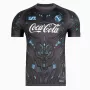 2025 2026 SSC Napoli Mens Ebony Training Soccer Jersey Cyborg Texture