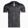 2025 2026 SSC Napoli Mens Ebony Training Soccer Jersey Cyborg Texture