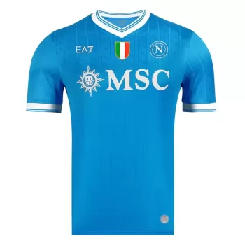 2025 2026 SSC Napoli Mens Home Soccer Jersey Scudetto Edition