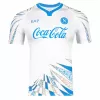 2025 2026 SSC Napoli Mens Pre Match Soccer Jersey Royal Palace Pattern