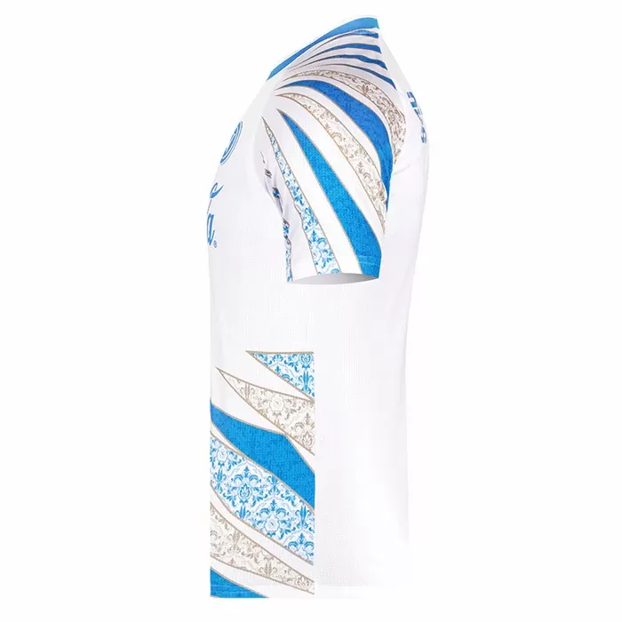 2025 2026 SSC Napoli Mens Pre Match Soccer Jersey Royal Palace Pattern 2025 2026 SSC Napoli Mens Pre Match Soccer Jersey Royal Palace Pattern