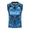 2025 2026 SSC Napoli Mens Sky Blue Training Soccer Singlet Cyborg Edition