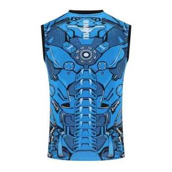2025 2026 SSC Napoli Mens Sky Blue Training Soccer Singlet Cyborg Edition