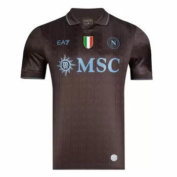 2025 2026 SSC Napoli Mens Third Soccer Jersey Moka Scudetto