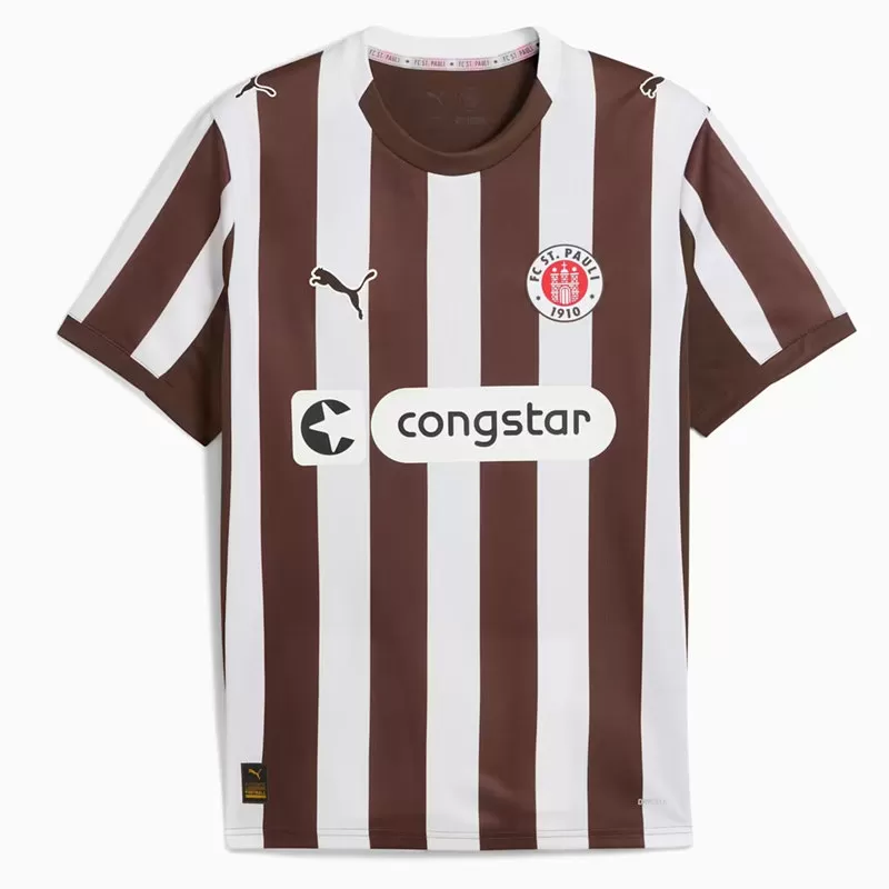 2025 2026 St Pauli Mens Home Soccer Jersey Brown National Kit 2025 2026 St Pauli Mens Home Soccer Jersey Brown National Kit