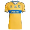 2025 2026 Tigres Mens Home Soccer Jersey Yellow Blue Stripes