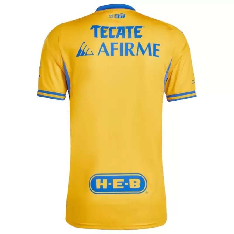 2025 2026 Tigres Mens Home Soccer Jersey Yellow Blue Stripes 2025 2026 Tigres Mens Home Soccer Jersey Yellow Blue Stripes