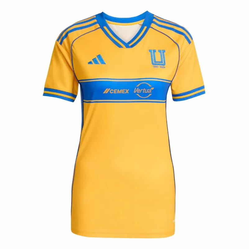 2025 2026 Tigres UANL Womens Home Soccer Jersey Yellow Blue 2025 2026 Tigres UANL Womens Home Soccer Jersey Yellow Blue