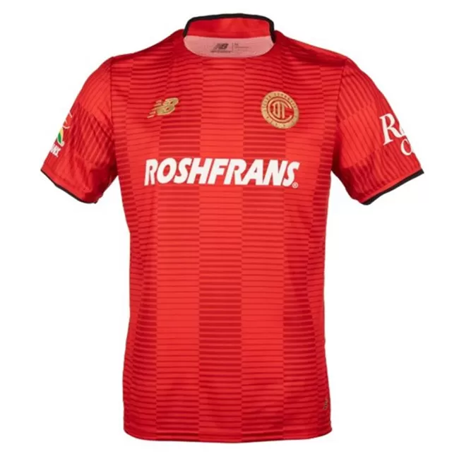 2025 2026 Toluca Mens Home Soccer Jersey Red 10 Star Badge