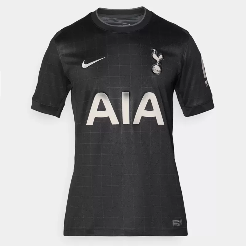 2025 2026 Tottenham Hotspur Mens Away Soccer Jersey Black Grid 2025 2026 Tottenham Hotspur Mens Away Soccer Jersey Black Grid