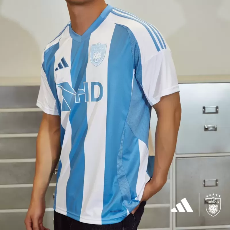 2025 2026 Ulsan HD Mens Away Soccer Jersey White Blue 2025 2026 Ulsan HD Mens Away Soccer Jersey White Blue