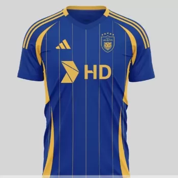 2025 2026 Ulsan HD Mens Home Soccer Jersey Blue Yellow