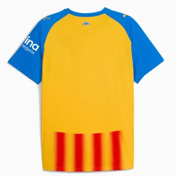 2025 2026 Valencia CF Mens Third Soccer Jersey Black Jacquard