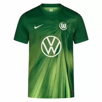 2025 2026 VfL Wolfsburg Mens Home Soccer Jersey Gorge Green
