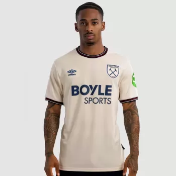 2025 2026 West Ham United Mens Away Soccer Jersey 1996 Retro Style
