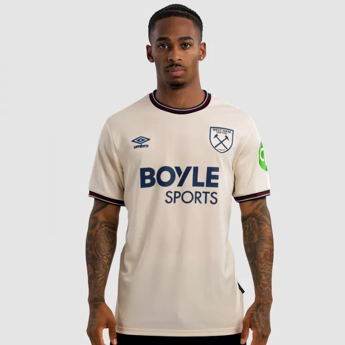2025 2026 West Ham United Mens Away Soccer Jersey 1996 Retro Style