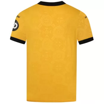 2025 2026 Wolverhampton Wanderers Mens Home Soccer Jersey Molineux Pattern 2025 2026 Wolverhampton Wanderers Mens Home Soccer Jersey Molineux Pattern