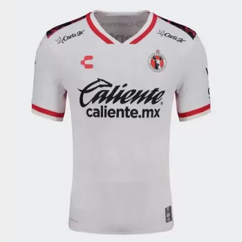 2025 2026 Xolos Mens Away Soccer Jersey White Red
