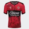 2025 2026 Xolos Mens Home Soccer Jersey Red Black Graffiti