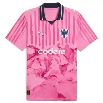 2025 CF Monterrey Mens FIFA Club World Cup Soccer Jersey Pink Artist Edition