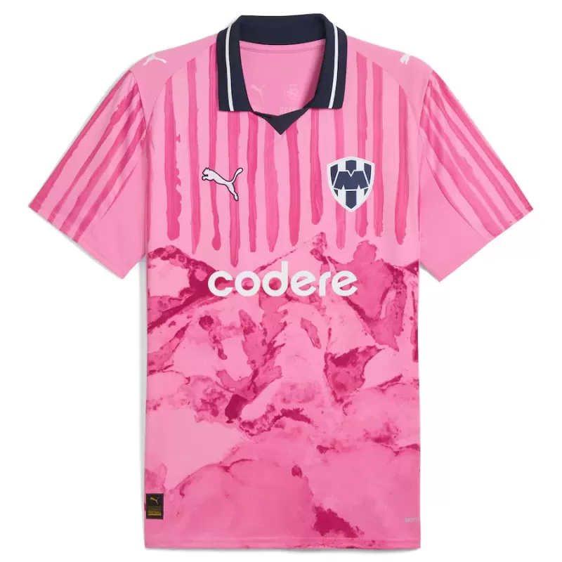 2025 CF Monterrey Mens FIFA Club World Cup Soccer Jersey Pink Artist Edition 2025 CF Monterrey Mens FIFA Club World Cup Soccer Jersey Pink Artist Edition