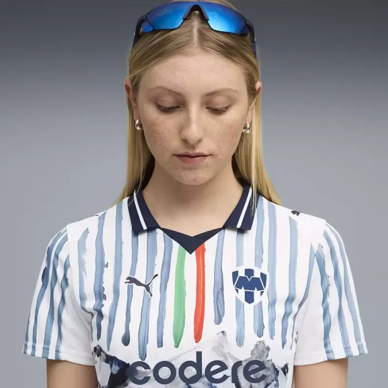 2025 CF Monterrey Womens FIFA Club World Cup Soccer Jersey White 2025 CF Monterrey Womens FIFA Club World Cup Soccer Jersey White