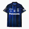 2025 Gamba Osaka Mens Home Soccer Jersey Black Blue Stripes
