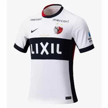2025 Kashima Antlers Mens Away Soccer Jersey White Navy