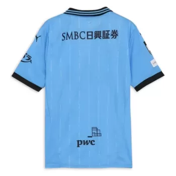 2025 Kawasaki Frontale Mens Home Soccer Jersey Blue Checkered