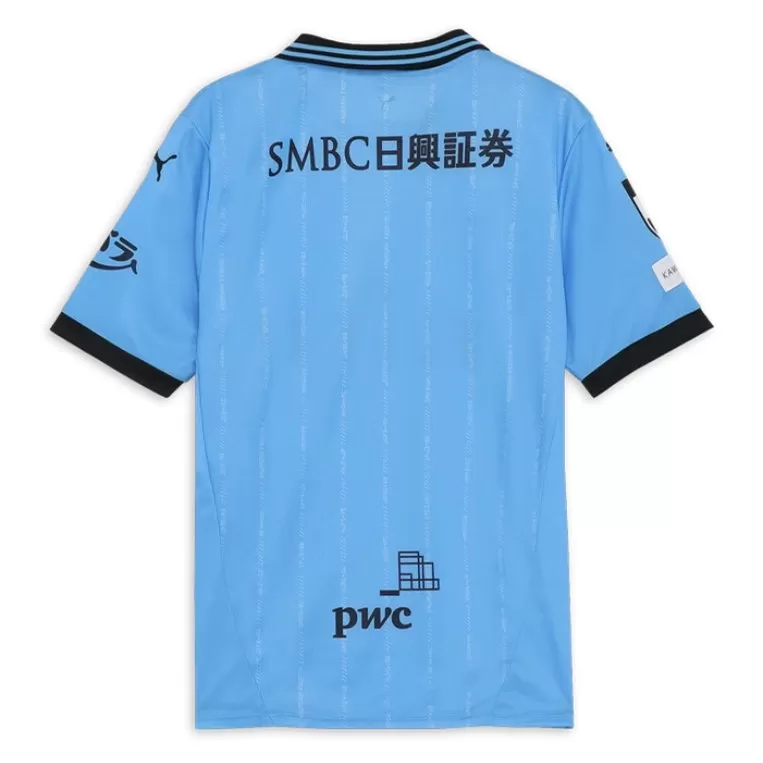 2025 Kawasaki Frontale Mens Home Soccer Jersey Blue Checkered 2025 Kawasaki Frontale Mens Home Soccer Jersey Blue Checkered