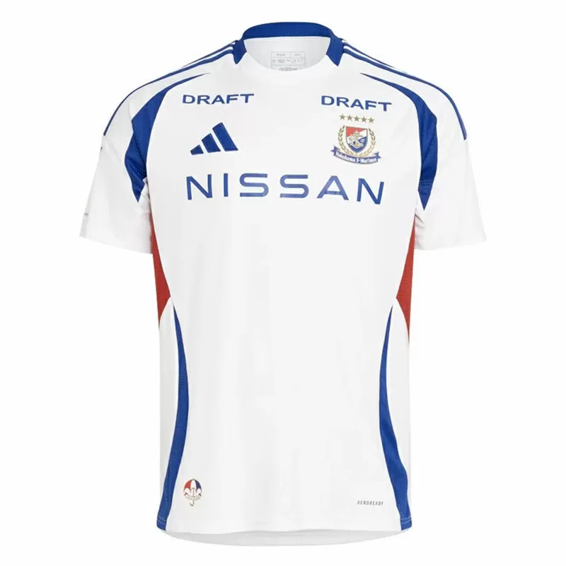 2025 Yokohama F Marinos Mens Away Soccer Jersey White Blue 2025 Yokohama F Marinos Mens Away Soccer Jersey White Blue
