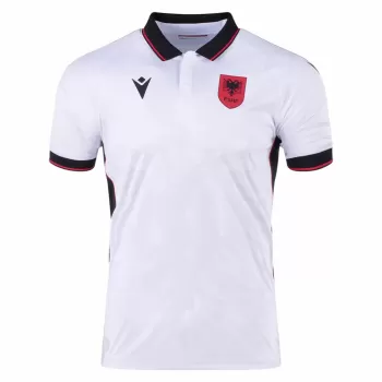 24-25 Albania Mens Away Jersey White Black
