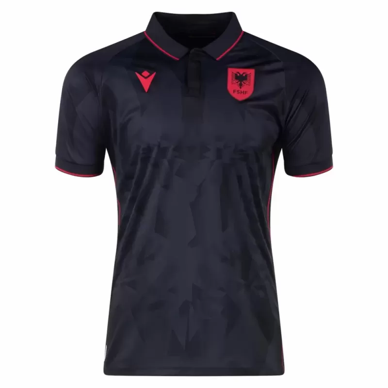 24-25 Albania Mens Third Jersey Sleek Black 24-25 Albania Mens Third Jersey Sleek Black