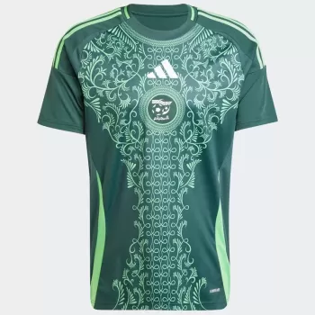 24-25 Algeria Mens Away Jersey Dark Green Pattern
