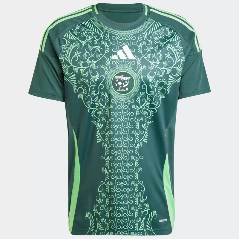 24-25 Algeria Mens Away Jersey Dark Green Pattern 24-25 Algeria Mens Away Jersey Dark Green Pattern