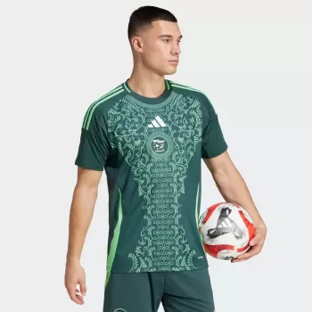 24-25 Algeria Mens Away Match Jersey Dark Green
