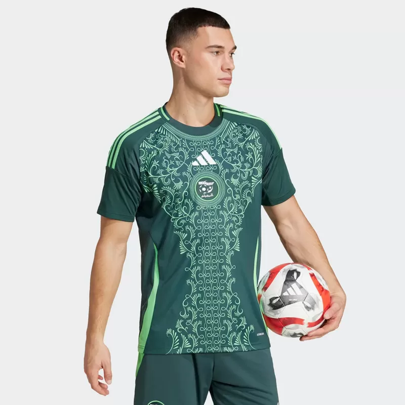 24-25 Algeria Mens Away Match Jersey Dark Green 24-25 Algeria Mens Away Match Jersey Dark Green