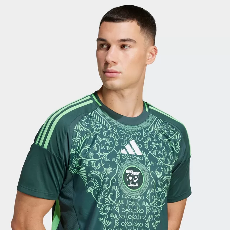 24-25 Algeria Mens Away Match Jersey Dark Green 24-25 Algeria Mens Away Match Jersey Dark Green