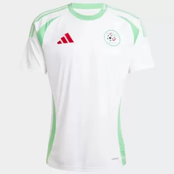24-25 Algeria Mens Home Jersey White Green Karakou