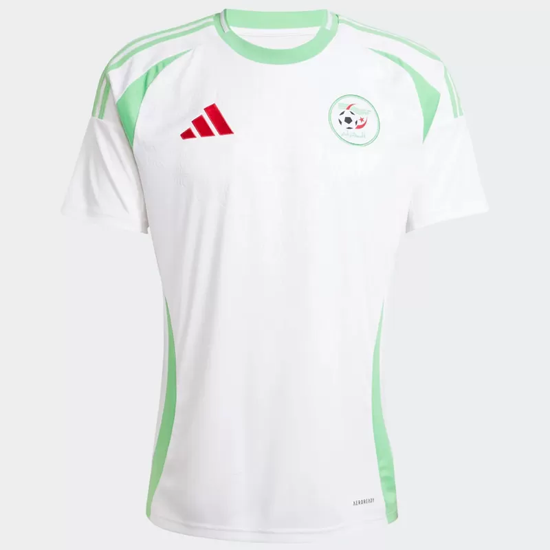 24-25 Algeria Mens Home Jersey White Green Karakou