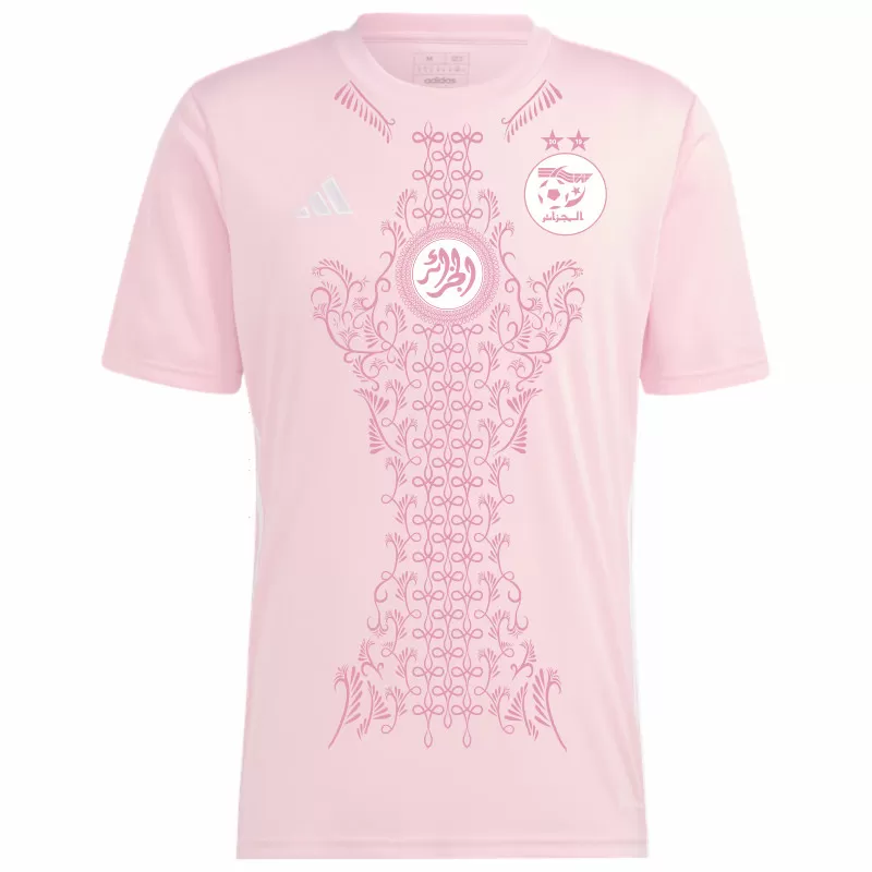 24-25 Algeria Mens Pink Karakou Jersey Vibrant Design 24-25 Algeria Mens Pink Karakou Jersey Vibrant Design