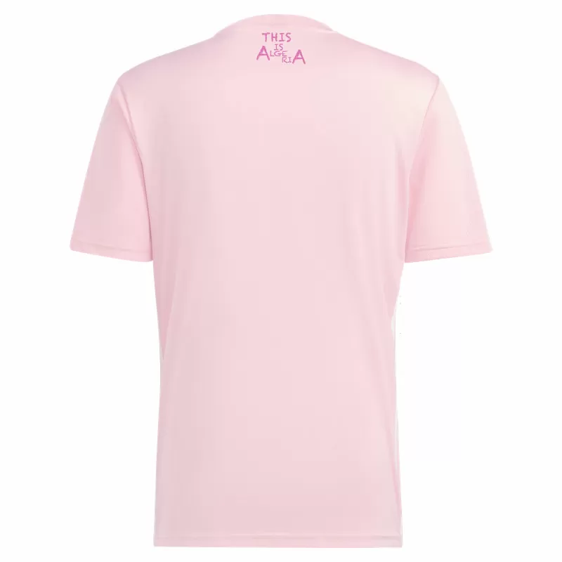 24-25 Algeria Mens Pink Karakou Jersey Vibrant Design 24-25 Algeria Mens Pink Karakou Jersey Vibrant Design