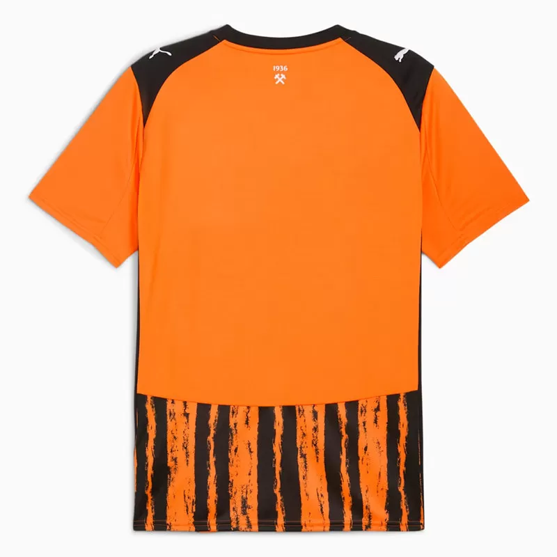 25-26 FC Shakhtar Donetsk Mens Home Soccer Jersey Orange Black