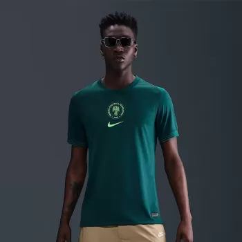 25-26 Nigeria Mens Home Soccer Jersey Deep Teal Neon Kit