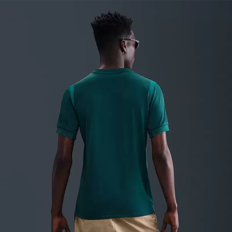 25-26 Nigeria Mens Home Soccer Jersey Deep Teal Neon Kit