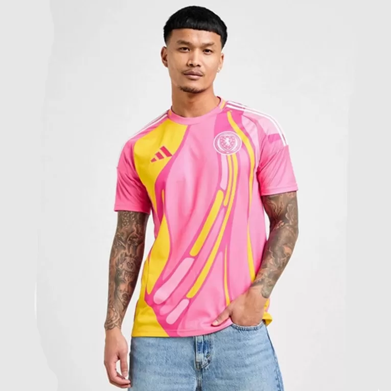 25-26 Scotland Mens Away Soccer Jersey Pink Rose 25-26 Scotland Mens Away Soccer Jersey Pink Rose